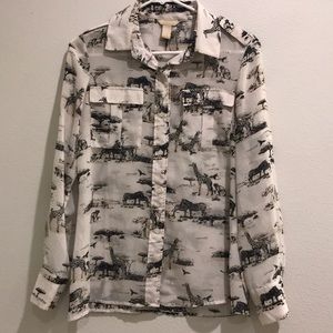 Banana Republic Safari Blouse